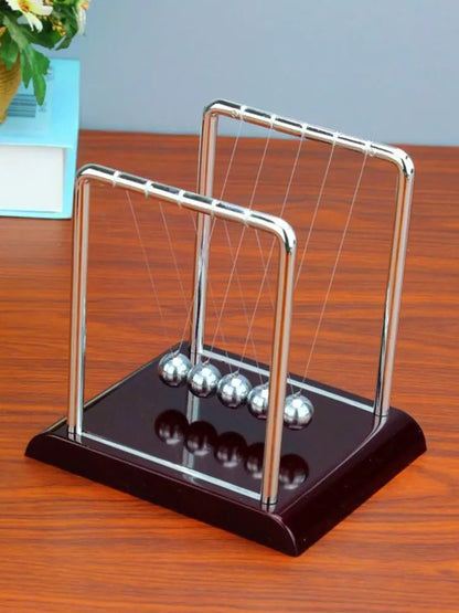 Newtons Cradle Steel Balance Ball School Teaching Supplies Physics Science Pendulum Desk Toy Kinetic Motion Toy Home Decoration