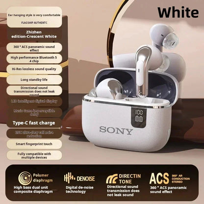 Sony Original TWS Bluetooth Earphones HIFI Mic Wireless Earbuds Sports Headphones with LED Display for Gaming
