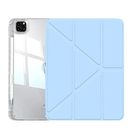 Y-Fold Case For 2025 A16 11th iPad Air 11 M3 M2 2024 iPad 10th Gen 10.2 7 8th 9th Pro11 M4 Air4 5 10.9 Air13 M2 M3 Pencil Holder