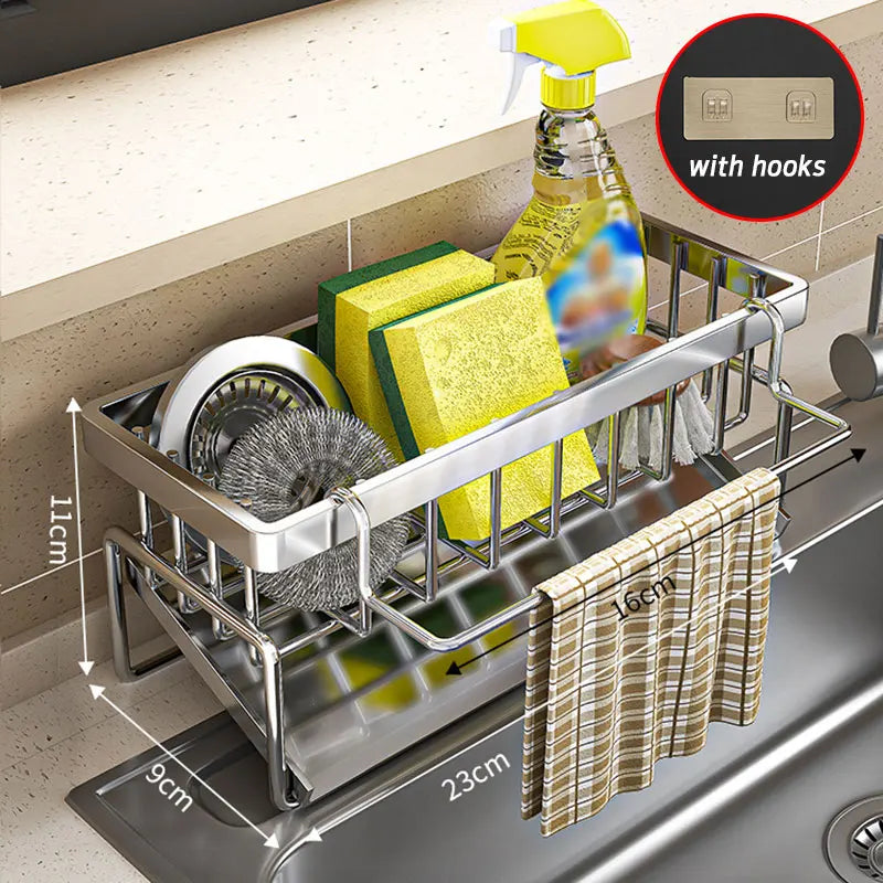 Stainless Steel Kitchen Sink Drain Rack