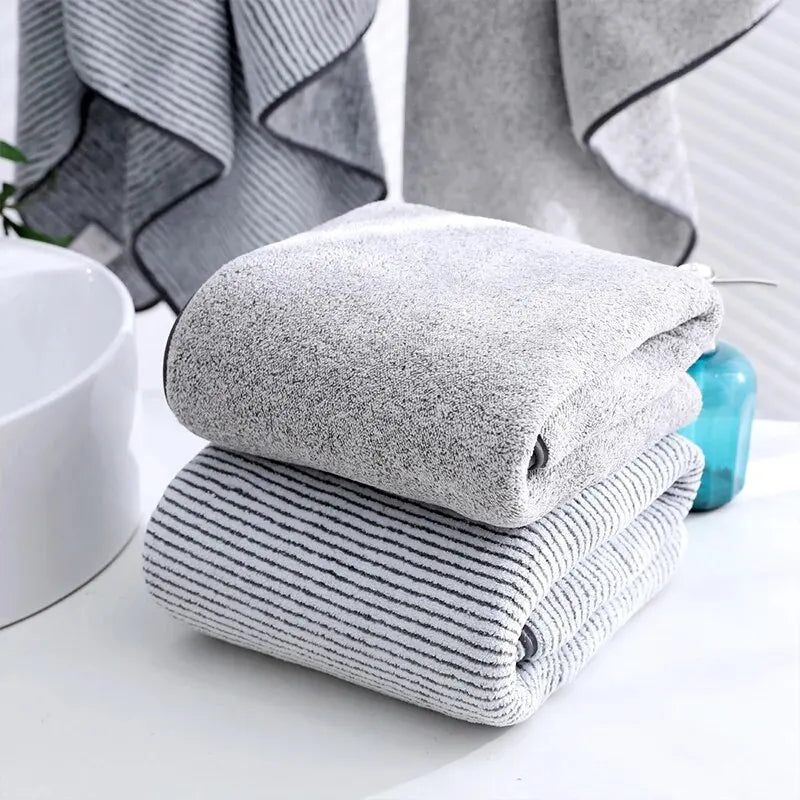 1PCS Thickened Bath Towels - 100% Bamboo Fiber