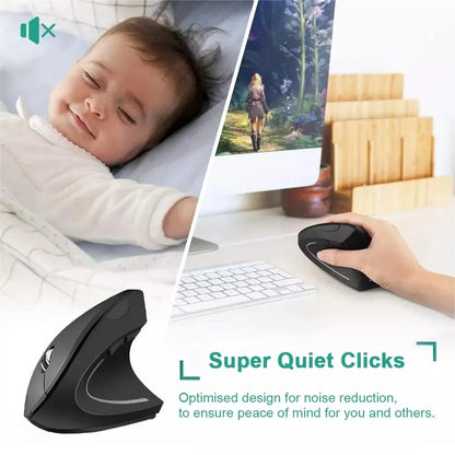 Ergonomic 2.4GHz Wireless Optical Vertical Mouse