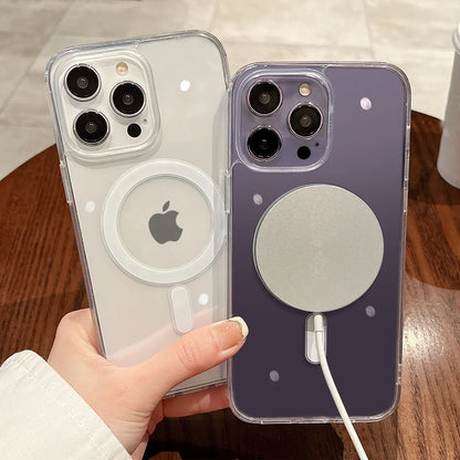 Magnetic Transparent iPhone Case