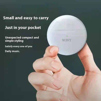 S ONY Pro6 TWS Bluetooth Earphone 9D Stereo Wireless Headphone In-Ear HiFi Earbud HandsFree Headset With Microphone For iOS