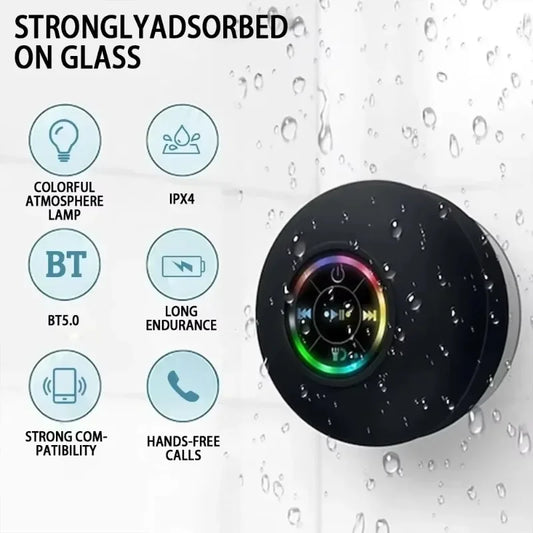 Mini Portable Bluetooth Audio IPX4 Waterproof Wall Speaker