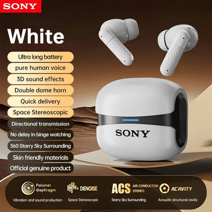 SONY Smart In-Ear ANC Headphones AIPowered Noise Reduction Touch Control for Calls/Music IPX5 Sweat Resistance Multi-Device Sync
