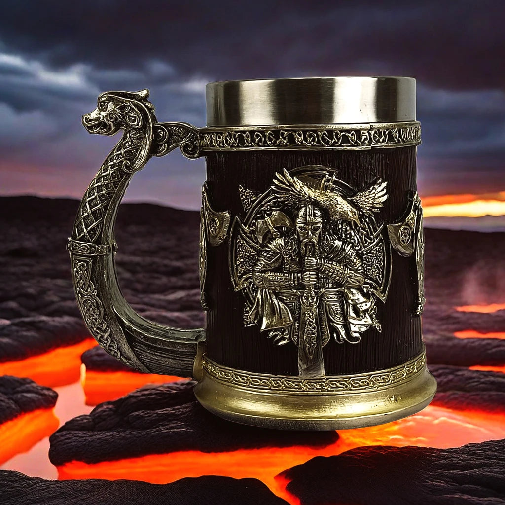 Large capacity Stainless Steel Viking Insulated Coffee/Beer mug