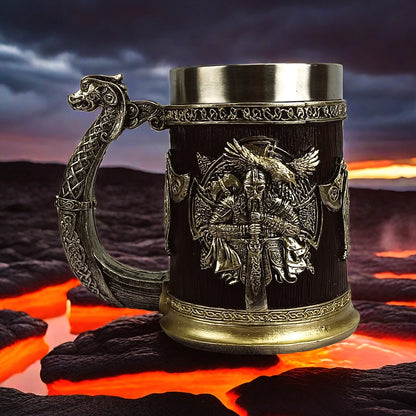 Large capacity Stainless Steel Viking Insulated Coffee/Beer mug