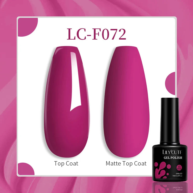 LILYCUTE 129 Colors Nail Gel Polish
