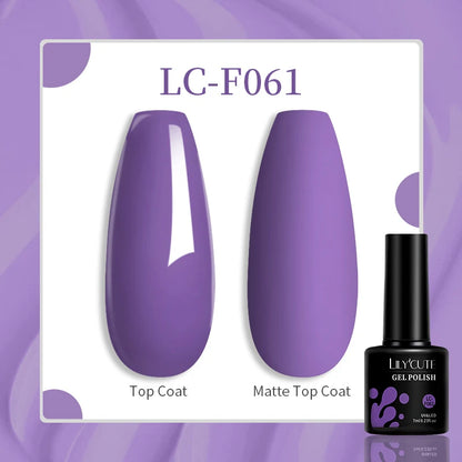 LILYCUTE 129 Colors Nail Gel Polish