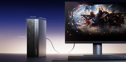 Minisforum Gamer Mini PC AMD Ryzen 9 7945HX RTX 4060 8G GDDR6 RTXA2000ADA 2×DDR5 Win 11  Compact Desktop Pffice Computer 12900HK