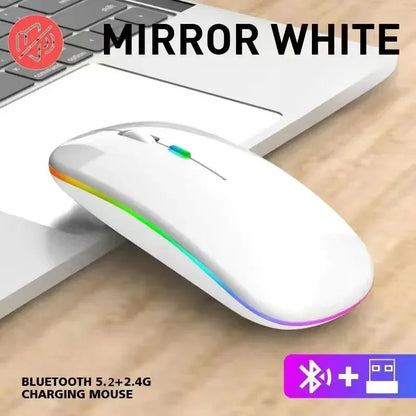 Wireless Rechargeable Silent LED Backlit Mouse