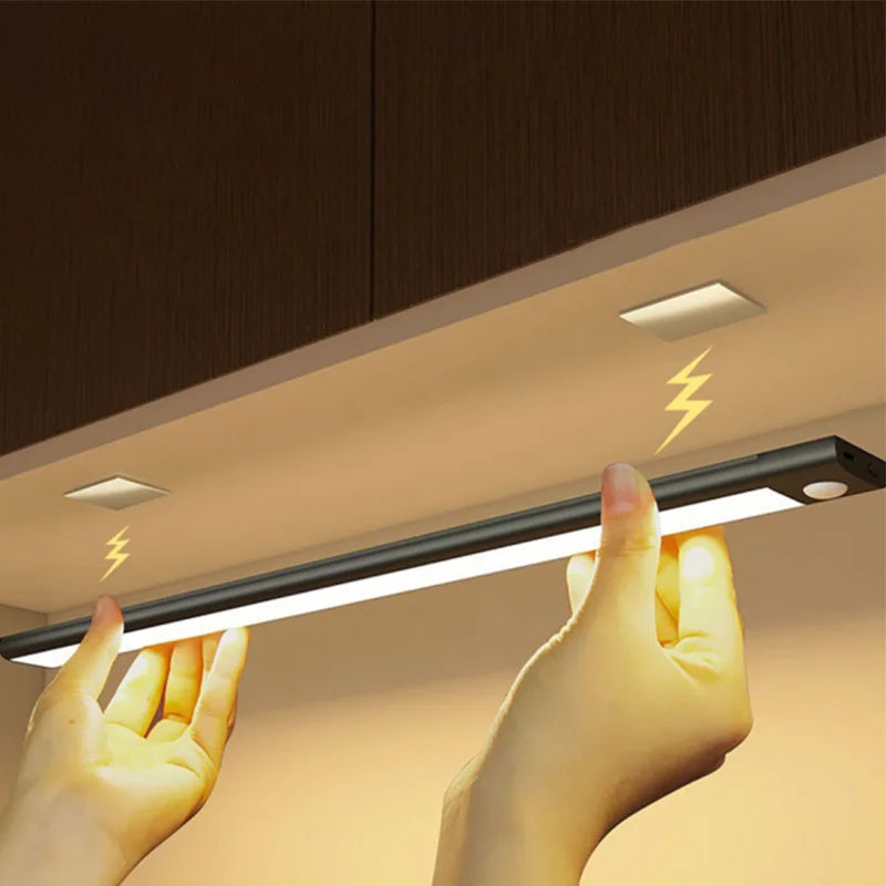 10/20/30/40/60CM Night Light USB Rechargeable Motion Sensor Led Light