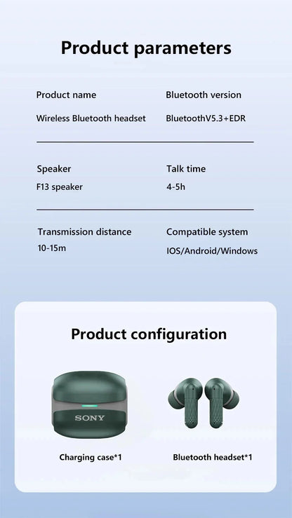 TWS Earbuds Wireless Bluetooth Earphones Music / Game Headphones For IOS/Android/HarmonyOS Motion Headset With Mic Earohone