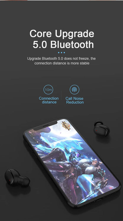 Original A6S TWS Headset Wireless Earphones Bluetooth