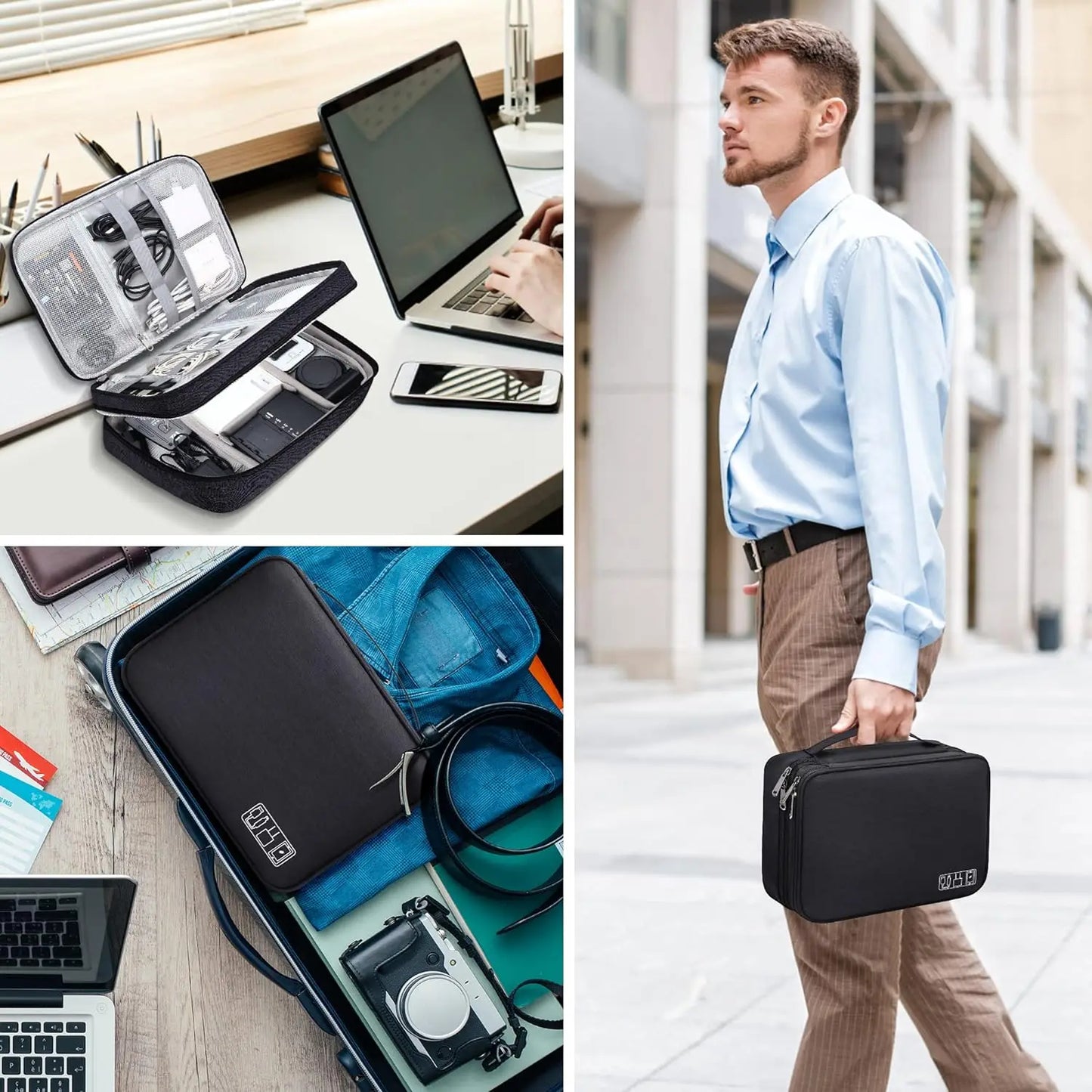 Waterproof Travel Cable Organizer Bag