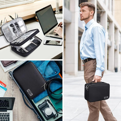 Waterproof Travel Cable Organizer Bag