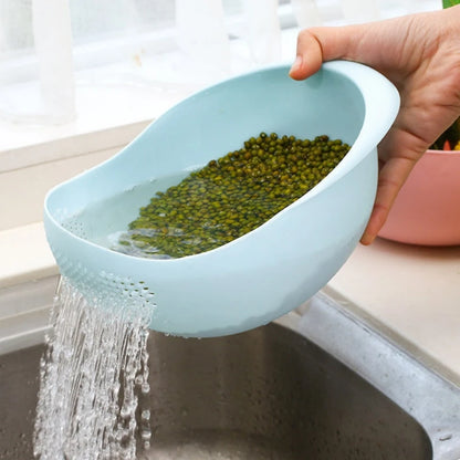 2-In-1  Rice Washing Bowl and Strainer