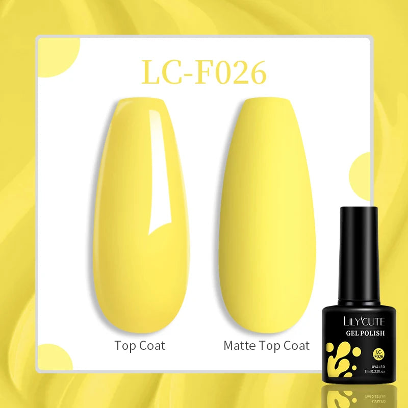 LILYCUTE 129 Colors Nail Gel Polish