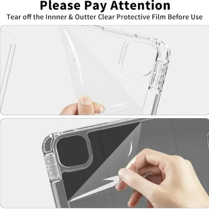 For iPad Air 5 Air 6 A16 11th M3 iPad Pro 11 12.9 13 10 Gen 10.5 10.2 9th 8th 6th 5th 9.7" Mini 7 6 Smart Case with Pen Holder
