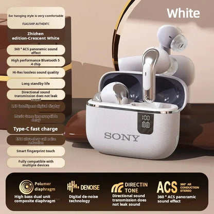 Original Sony NE Bluetooth Earphones TWS HIFI Mic Headset Wireless Earbuds Sports Headphones LED Display Gaming Accessories