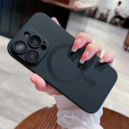 Original Matte Silicone Magnetic Case For iPhone 1