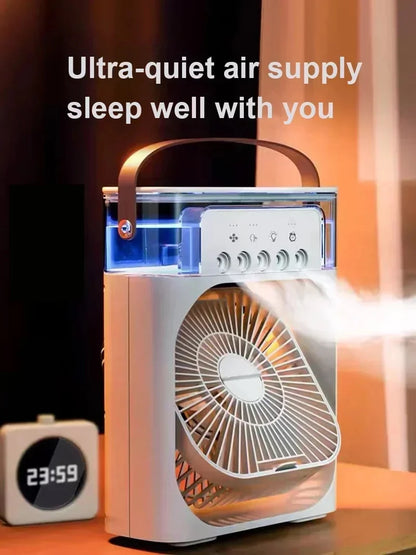 3 In 1 Portable Humidifier Fan Mini Air Conditioner