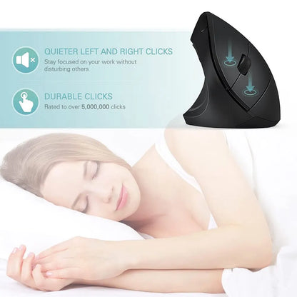 Ergonomic 2.4GHz Wireless Optical Vertical Mouse