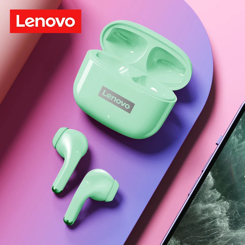 Choice Lenovo LP40 Pro TWS Bluetooth Earphones Touch Control Music Sport Headset Noise Reduction Gaming Headphones 250mAh New