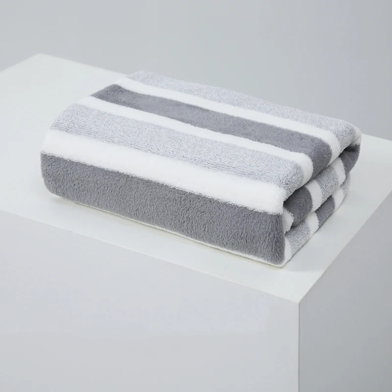 1 Pc Thickened Absorbent Bath Towel
