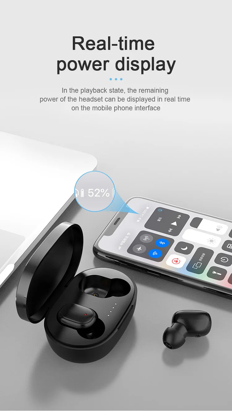 Original A6S TWS Headset Wireless Earphones Bluetooth