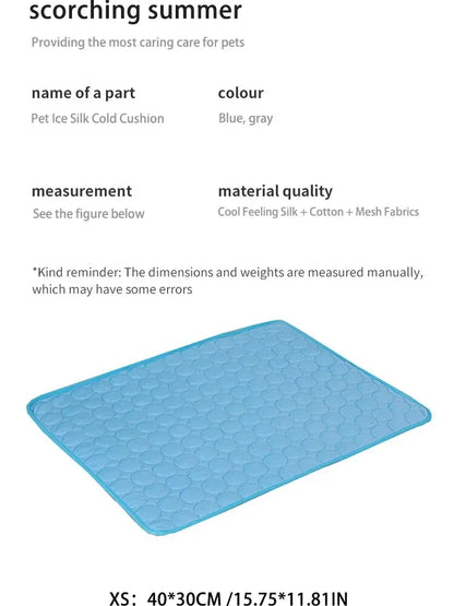 Pet Ice Mats - Cooling Sleeping Pad for Small Dogs/Cats/Pets