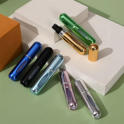 5/8ml Spray Perfume Refillable Bottle Liquid Spray Bottling Dispenser Bottom Charge Portable Travel Cosmetic Sub-Bottle