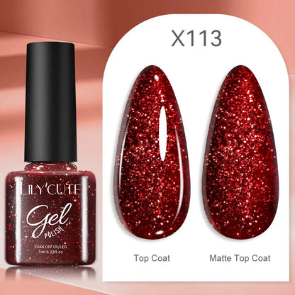 LILYCUTE 129 Colors Nail Gel Polish
