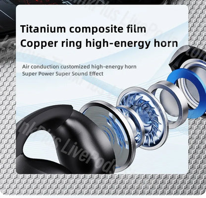 Lenovo XT83II Wireless Headphones Bluetooth 5.3 Earphones Earclip Design Touch Control HD Call with Mics Earbuds Sports Headset