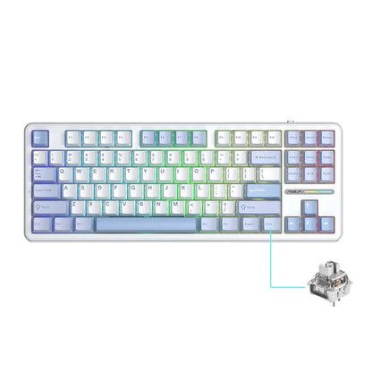 AULA F87 Pro - Wireless Mechanical Keyboard - Silent Keys