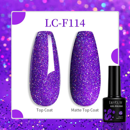 LILYCUTE 129 Colors Nail Gel Polish