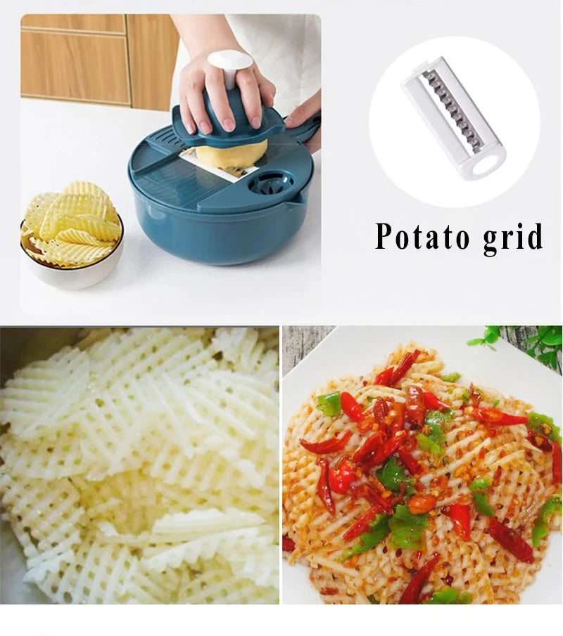 9 in 1 Multi-Functional Vegetable Cutter