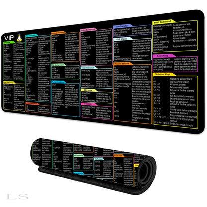Excel mouse pad Word PowerPoint Shortcut Cheat Sheet Desk Pad NonSlip OfficeandGaming MousePad Windows Keyboa