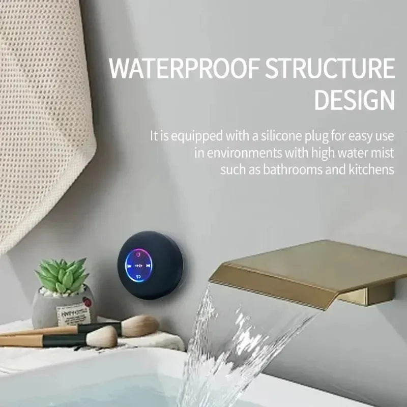 Mini Portable Bluetooth Audio IPX4 Waterproof Wall Speaker