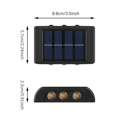 Outdoor Waterproof Solar Wall Lamp