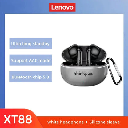 Original Lenovo XT88 Wireless Bluetooth Earbuds Hifi Music Earphone With Microphone Headphone Sport Waterproof Headset 2022 New