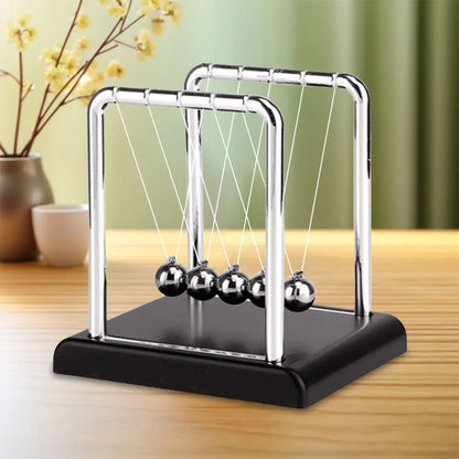 Newtons Cradle Steel Balance Ball School Teaching Supplies Physics Science Pendulum Desk Toy Kinetic Motion Toy Home Decoration