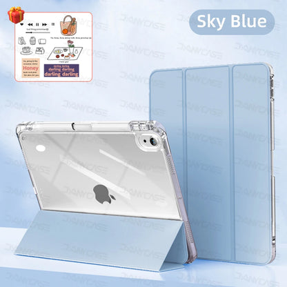 For 2024 iPad Air 6 Case iPad Air 5  6 11 iPad Pro 11 12.9 13 10 Gen 10.2 9th 8th 7th 9.7 6th 5th Mini 7 6 Case With Pen Holder