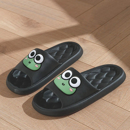 Summer Animal Print Beach Slides