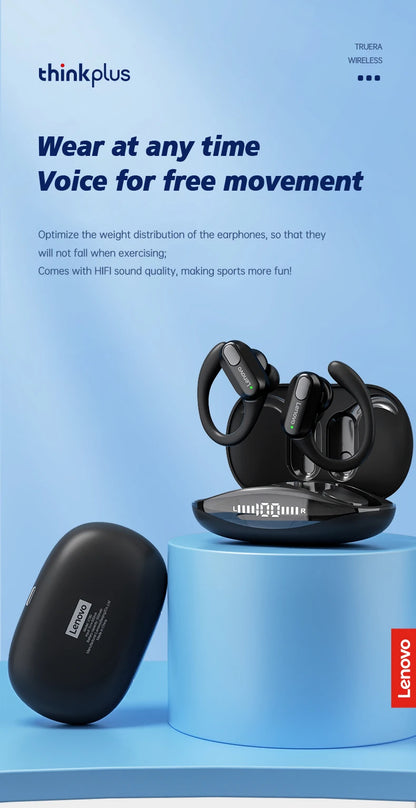 Original Lenovo XT80 Sports Wireless Earphones with Mics