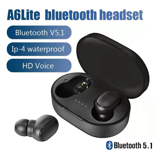 Original A6S TWS Headset Wireless Earphones Bluetooth