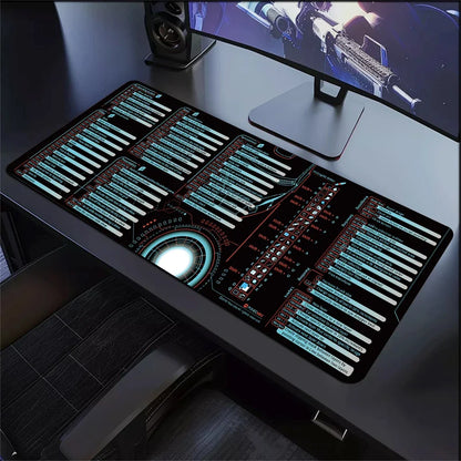 Excel mouse pad Word PowerPoint Shortcut Cheat Sheet Desk Pad NonSlip OfficeandGaming MousePad Windows Keyboa