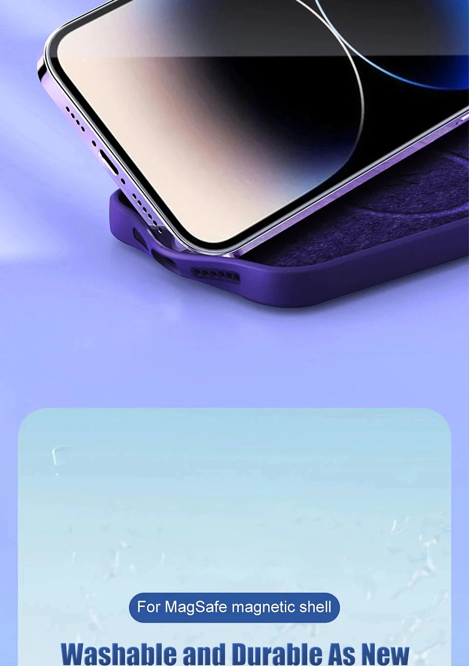 Original Wireless Charging For Magsafe Liquid Silicone Bumper Case For iPhone