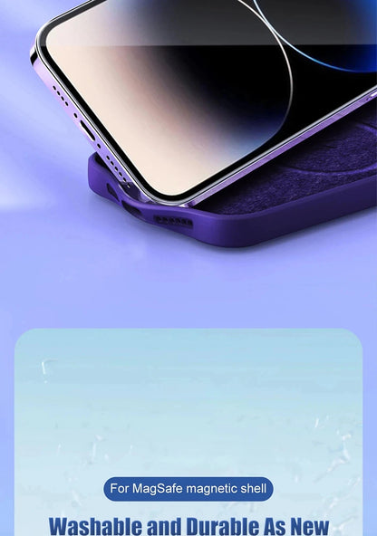 Original Wireless Charging For Magsafe Liquid Silicone Bumper Case For iPhone